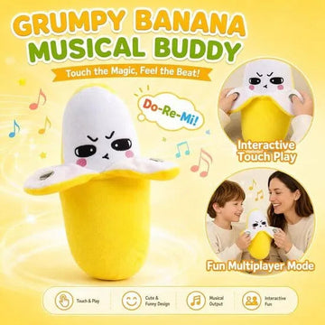 Amazing Sensor Musical Plush Banana For Kids